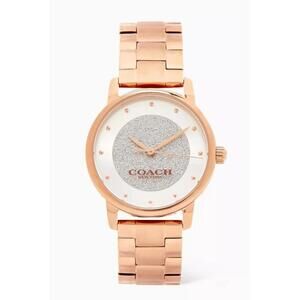 Coach Grand Quartz Rose Gold Tone Women's Watch